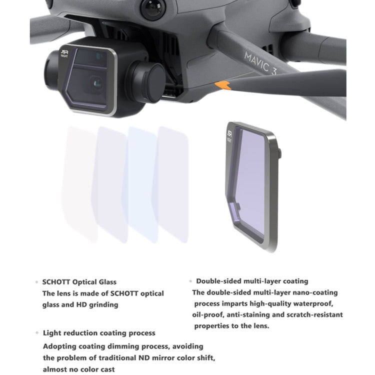 JSR Drone MCUV Lens Filter for DJI Mavic 3, MCUV JSR Drone MCUV Lens Filter for DJI Mavic 3, MCUV